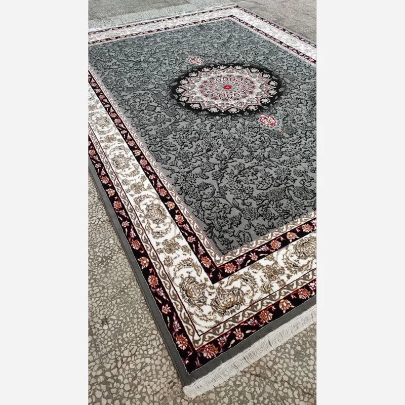 فرش ماشینی بی سی اف9 متری طرح تیننا فیلی