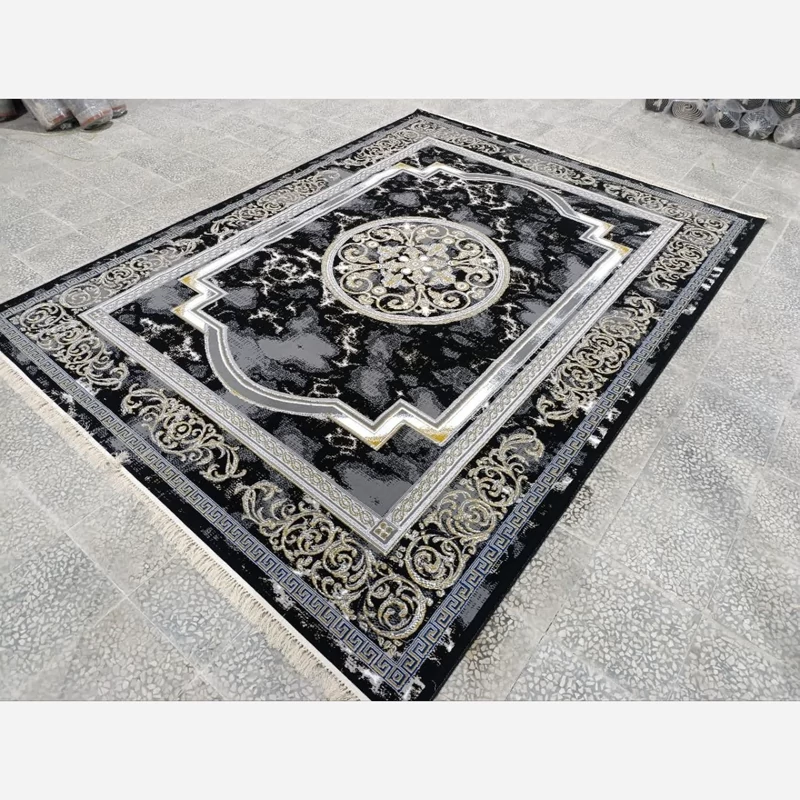 فرش ماشینی بی سی اف 6 متری  طرح نیکامشکی