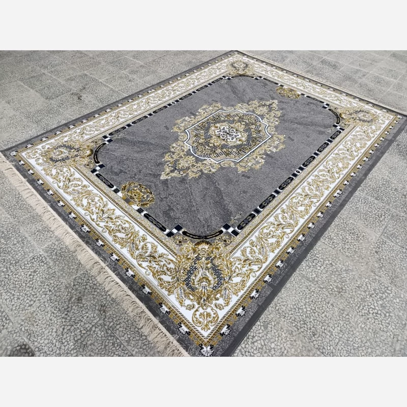 فرش ماشینی بی سی اف 9متری طرح و یتر ین دودی