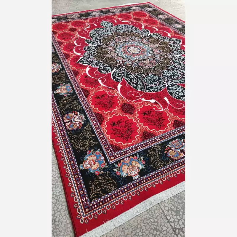 فرش ماشینی 12 متری بی سی اف طرح چکاوک لاکی